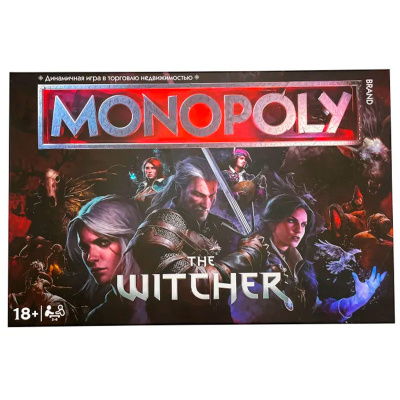 Настольная игра монополтия Ведьмак Hasbro WM04623 1